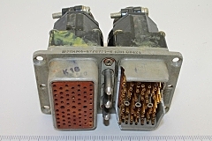 [111-131-054] РПКМ4-67/67Г1 розетка, жёлтые контакты (новый)