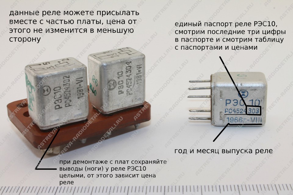[114-220-022] РЭС10 единый паспорт (300;305;308)