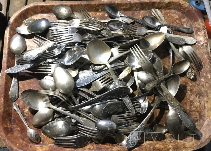 Silver plated brass